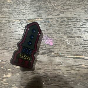 Coach Collectible Cool Rocket Pin new multi-color. No tag
